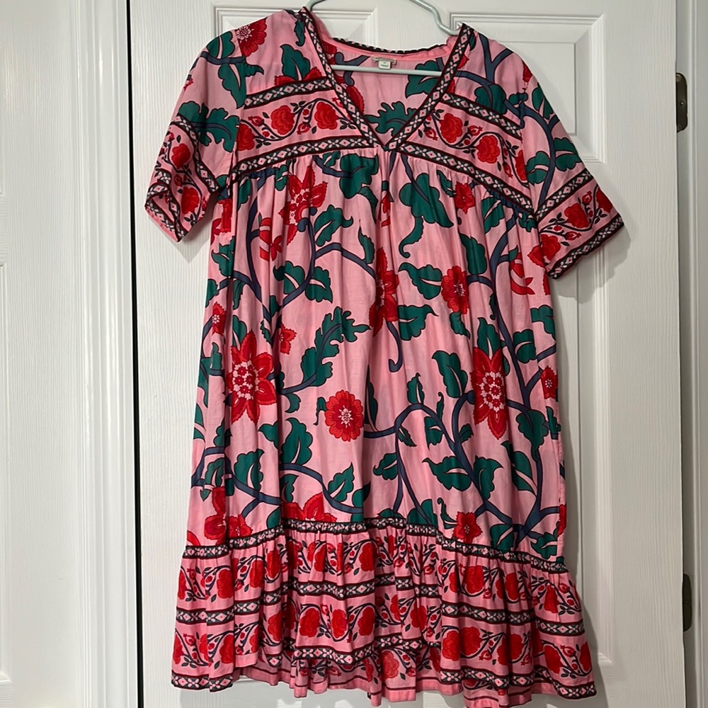 J. Crew Pink Floral Dress